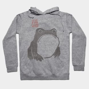 Grumpy Frog Grey - Matsumoto Hoji Hoodie